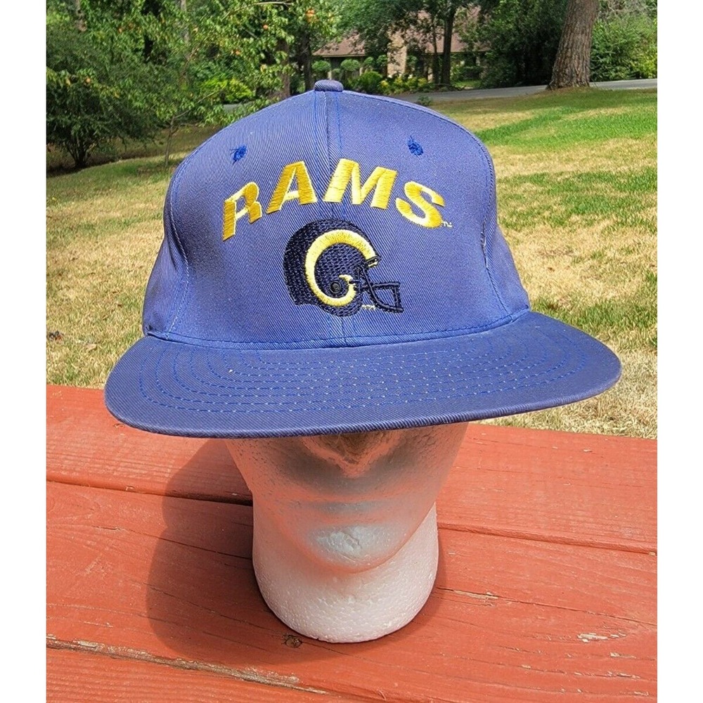 Vintage 80s 90s Los Angeles Rams AJD Signature Snapback Hat Cap